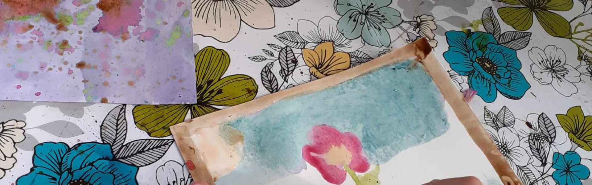 Fleurs encres végétales